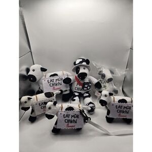 Chick-fil-A Cow Plush Lot Of 6 Collector Stuffed Animals Cows